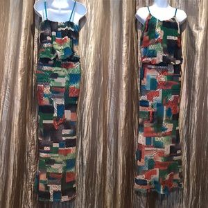 Layered Mesh/Lace Maxi dress ✨🤍